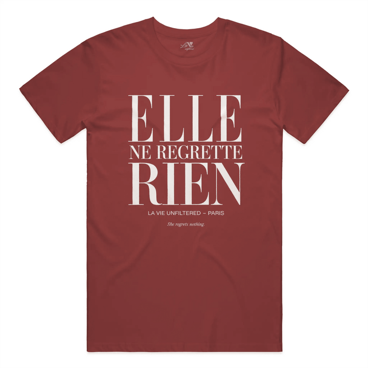 Elle ne regrette rien — Unfiltered Tee - La Vie unfiltered