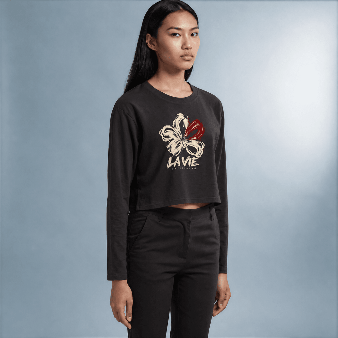 Fleur Sauvage — Maison Cropped Long Sleeve - La Vie unfiltered
