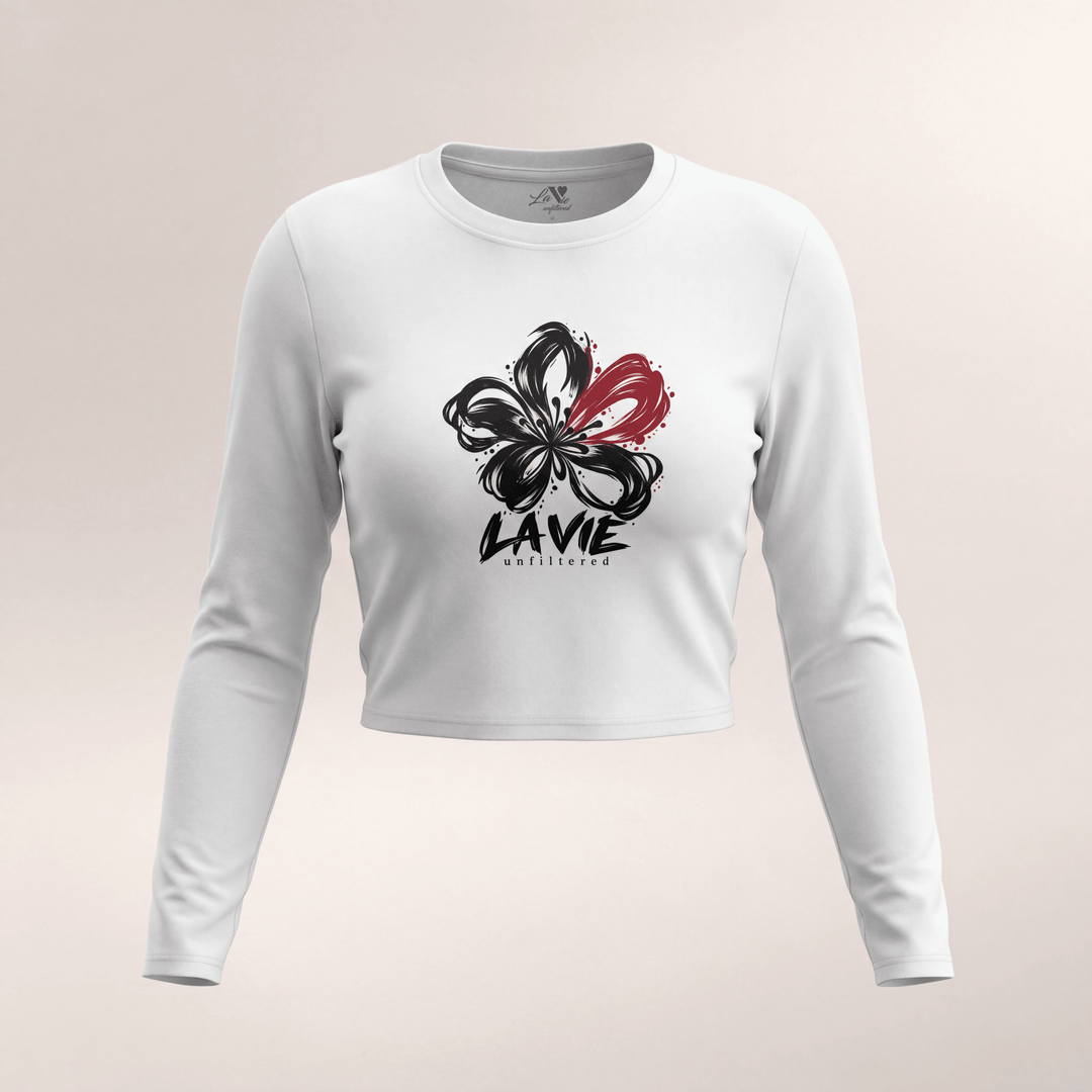 Fleur Sauvage — Maison Cropped Long Sleeve - La Vie unfiltered