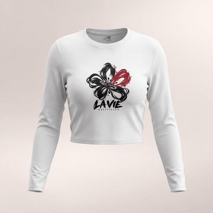 Fleur Sauvage — Maison Cropped Long Sleeve - La Vie unfiltered