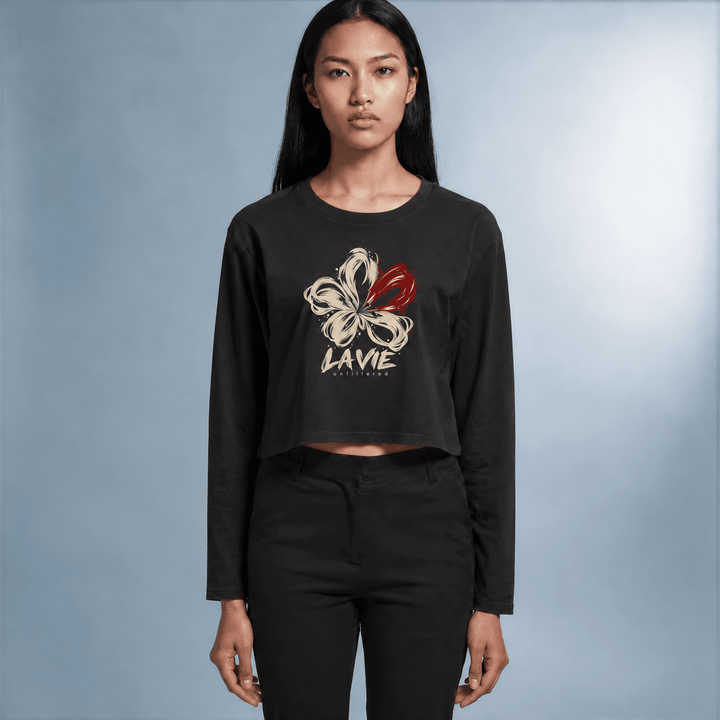 Fleur Sauvage — Maison Cropped Long Sleeve - La Vie unfiltered