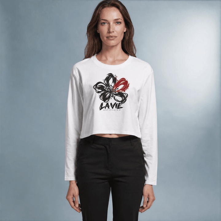 Fleur Sauvage — Maison Cropped Long Sleeve - La Vie unfiltered