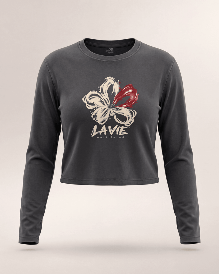 Fleur Sauvage — Maison Cropped Long Sleeve - La Vie unfiltered