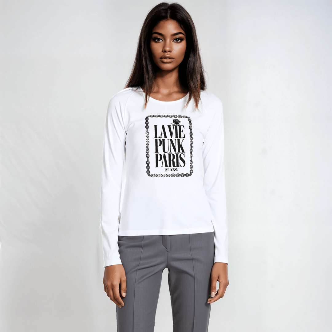 Gilded Chains - Allure Long Sleeve Tee - La Vie unfiltered
