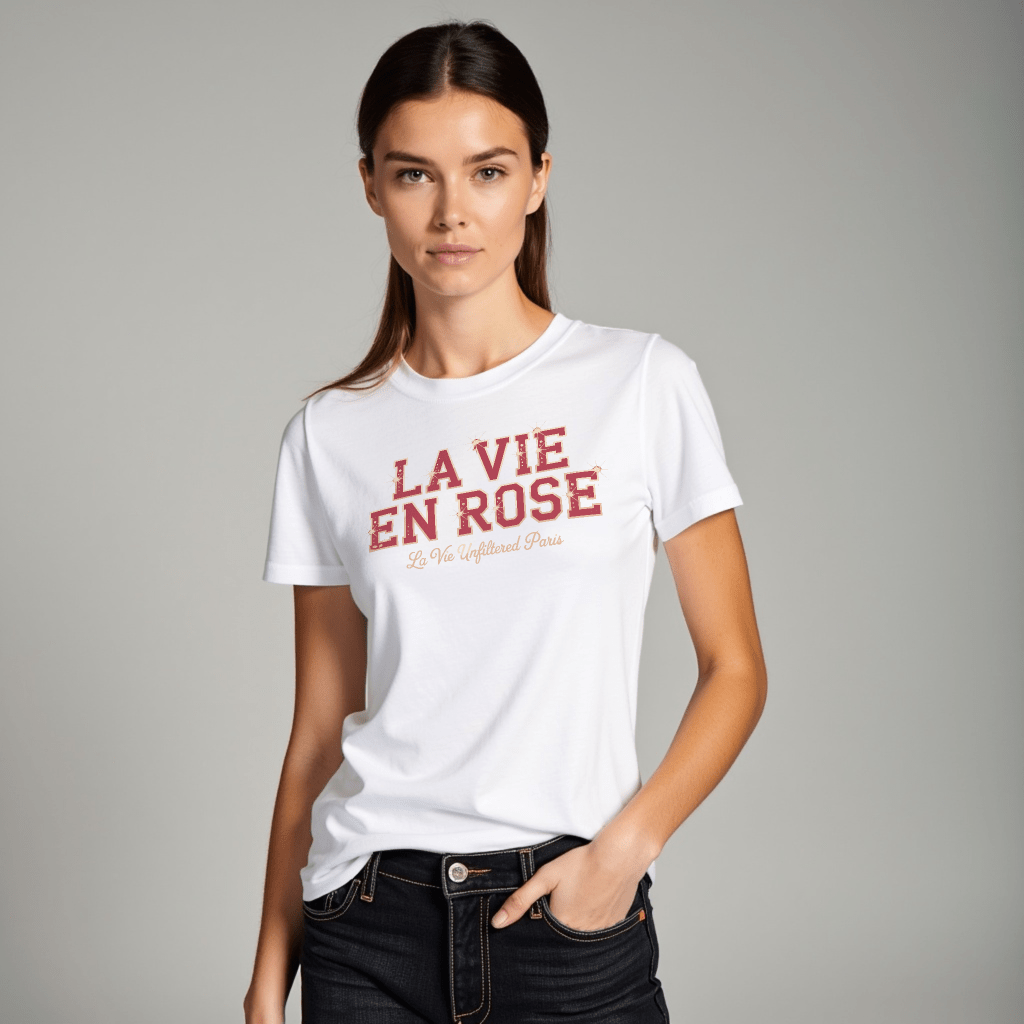 La Vie en Rose Parisian Glam - The Unfiltered Tee - La Vie unfiltered