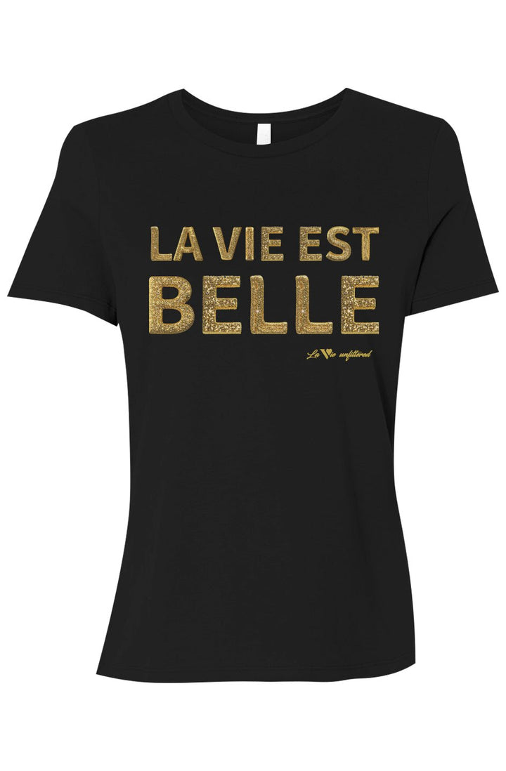 La Vie est belle - Allure Jersey Tee - La Vie unfiltered