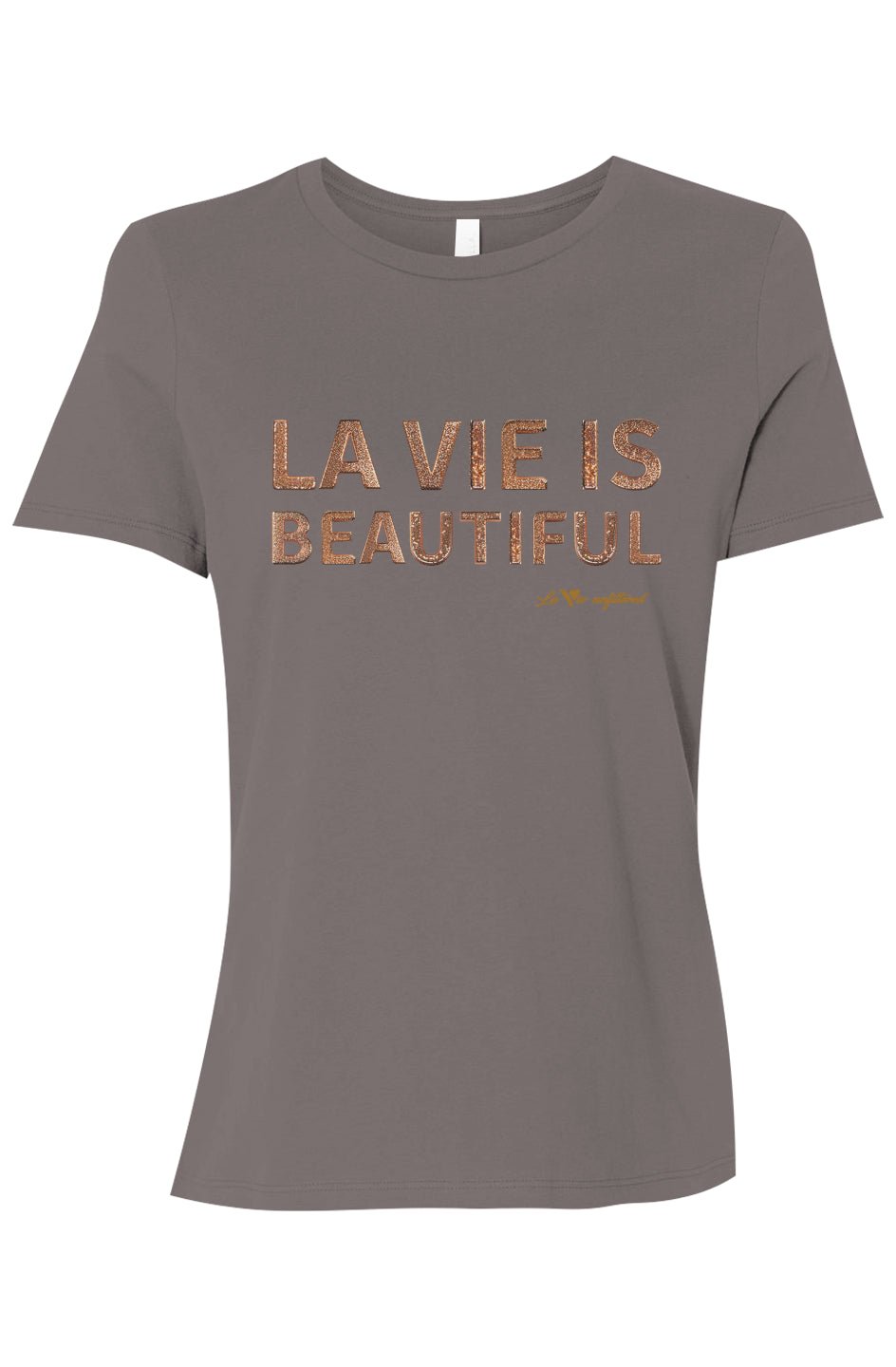 La Vie is beautiful - Allure Jersey Tee - La Vie unfiltered