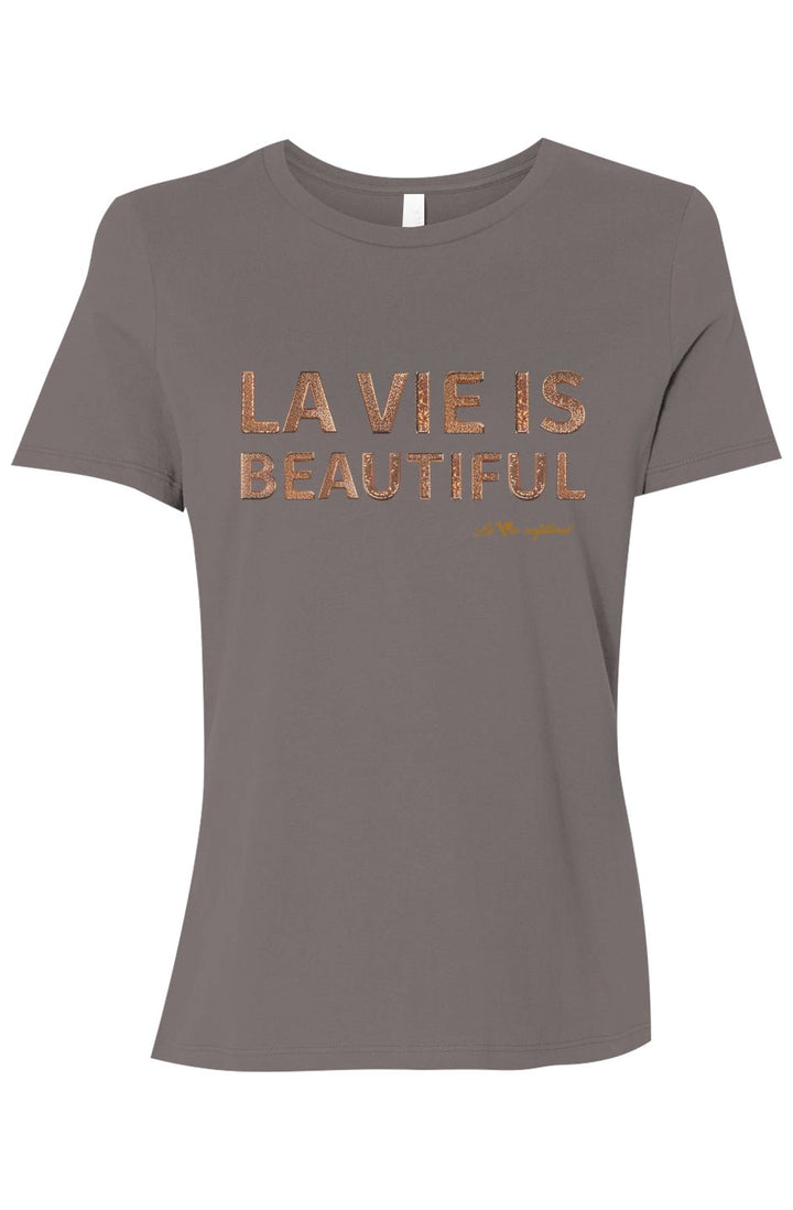 La Vie is beautiful - Allure Jersey Tee - La Vie unfiltered