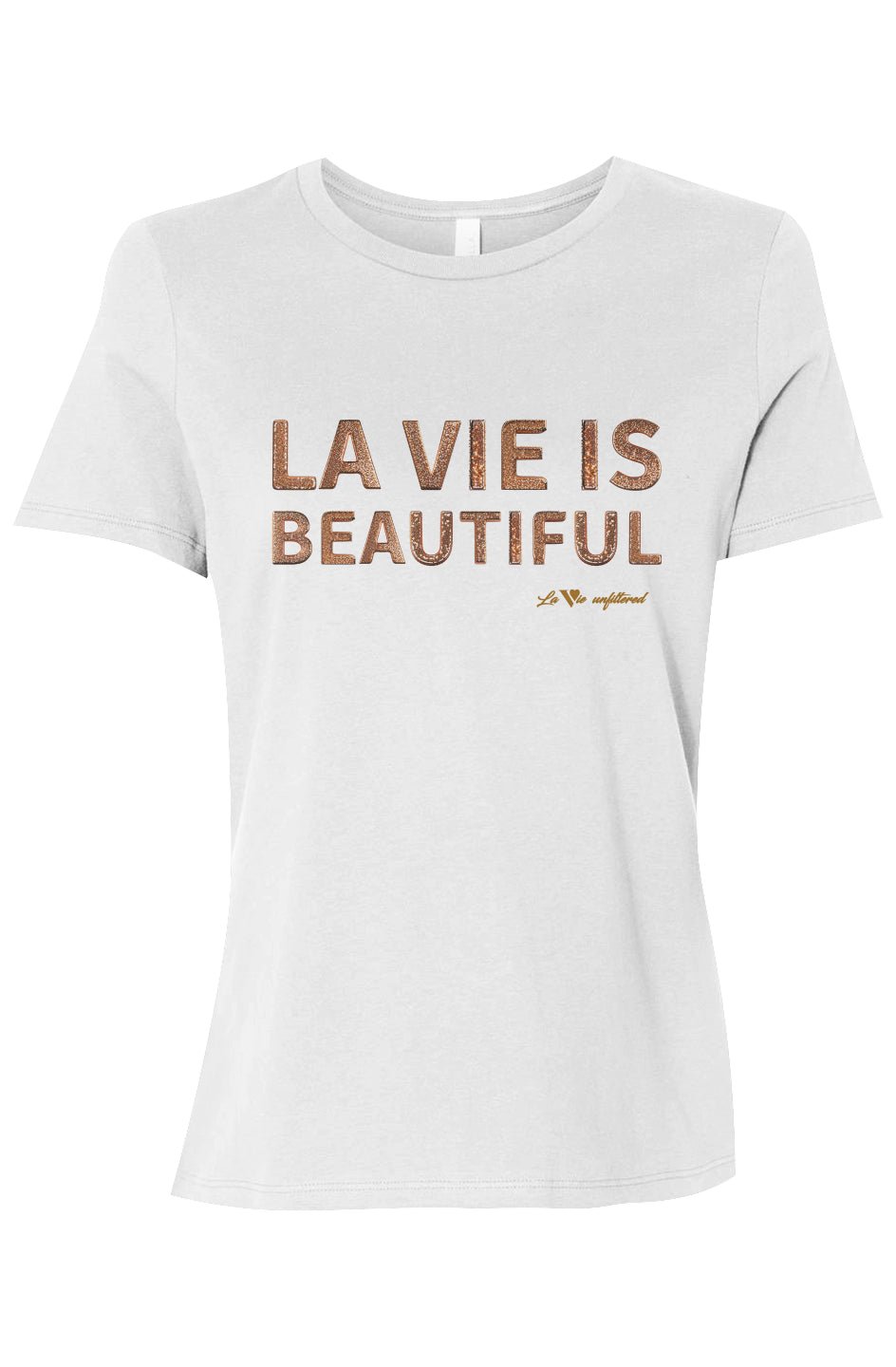 La Vie is beautiful - Allure Jersey Tee - La Vie unfiltered