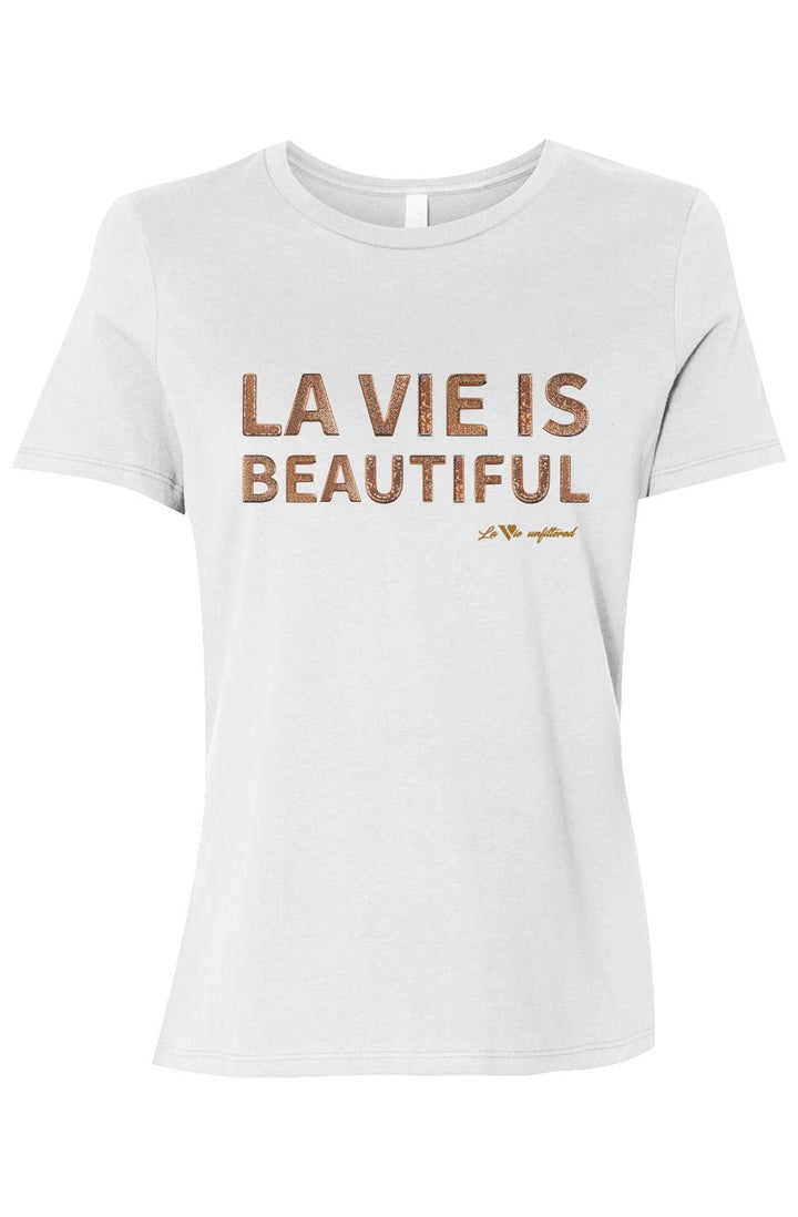 La Vie is beautiful - Allure Jersey Tee - La Vie unfiltered
