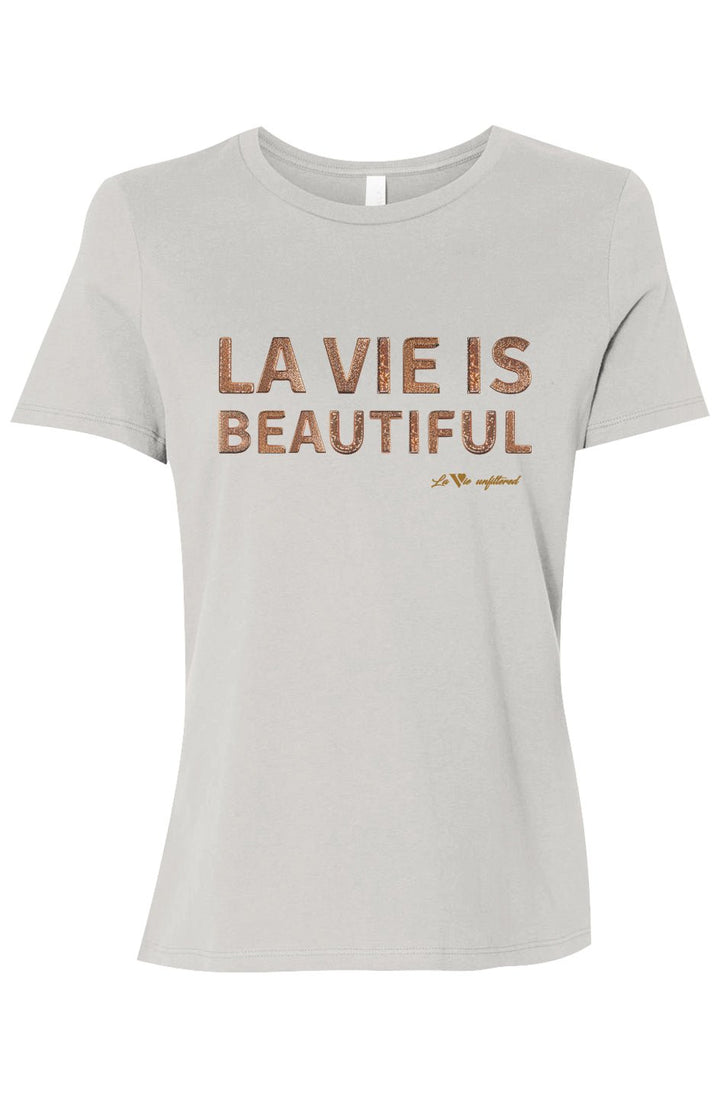 La Vie is beautiful - Allure Jersey Tee - La Vie unfiltered