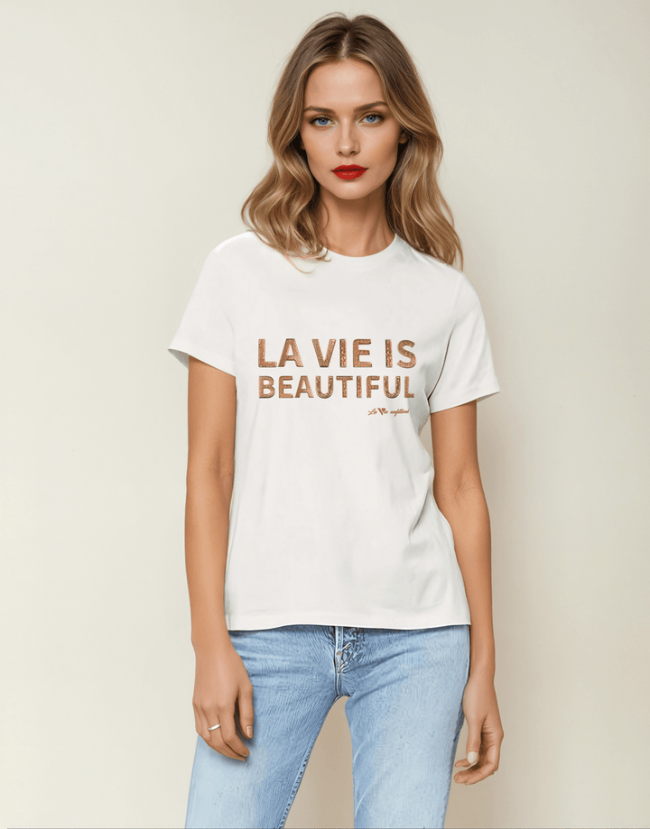La Vie is beautiful - Allure Jersey Tee - La Vie unfiltered