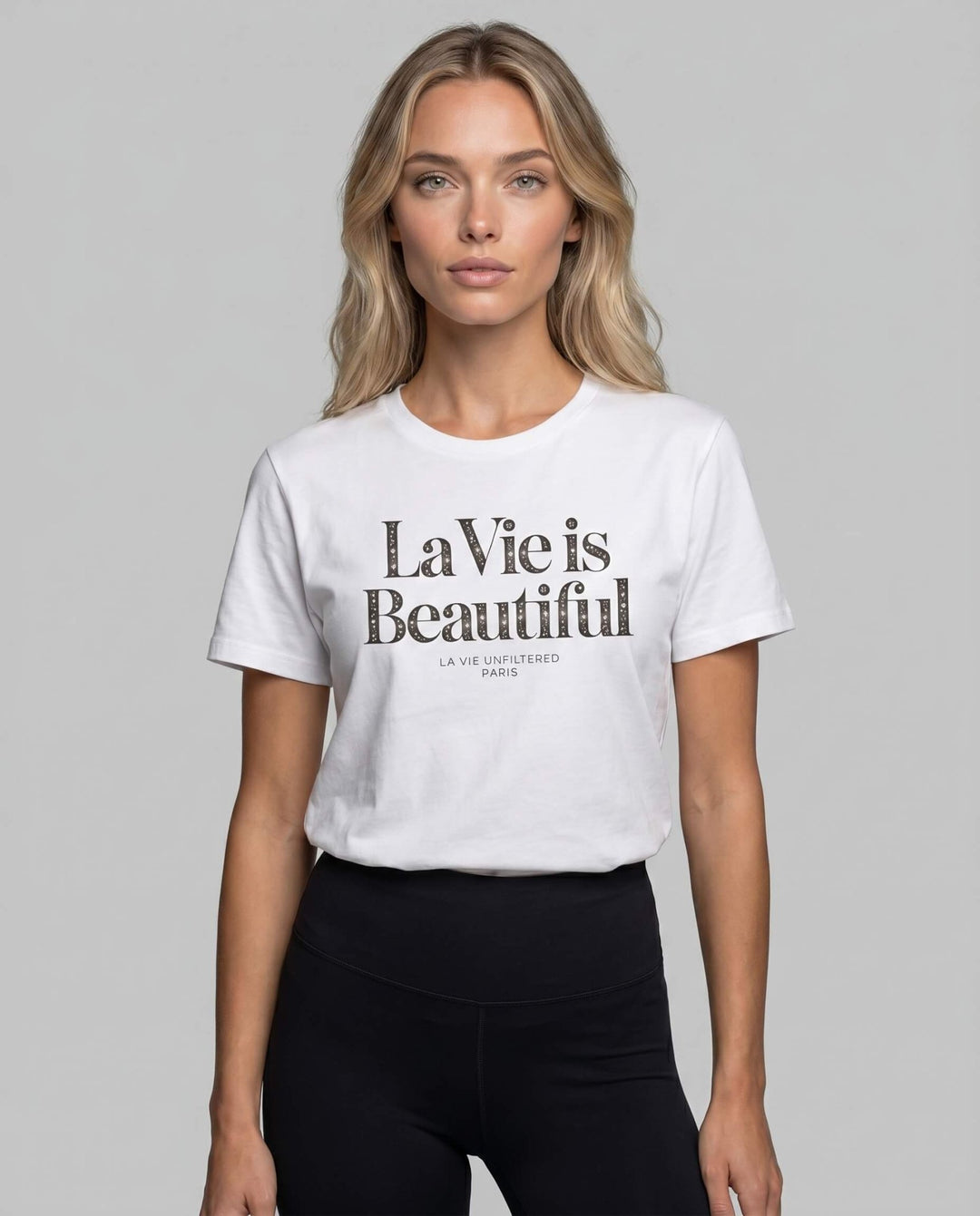 La Vie is Beautiful — Unfiltered Tee - La Vie unfiltered