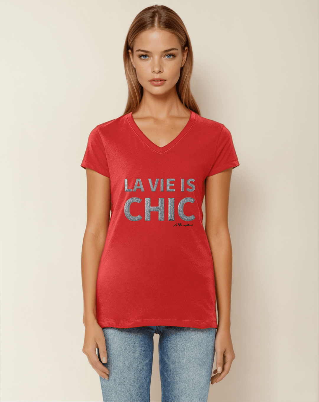 La Vie is chic - Allure V - Neck Jersey - La Vie unfiltered