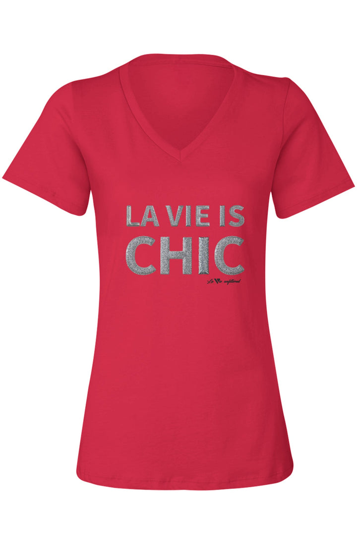 La Vie is chic - Allure V - Neck Jersey - La Vie unfiltered