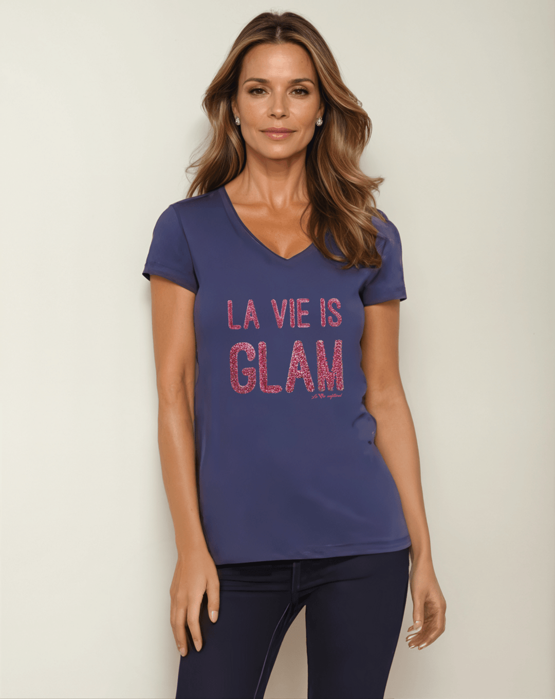 La Vie is Glam - Allure V - Neck Jersey - La Vie unfiltered