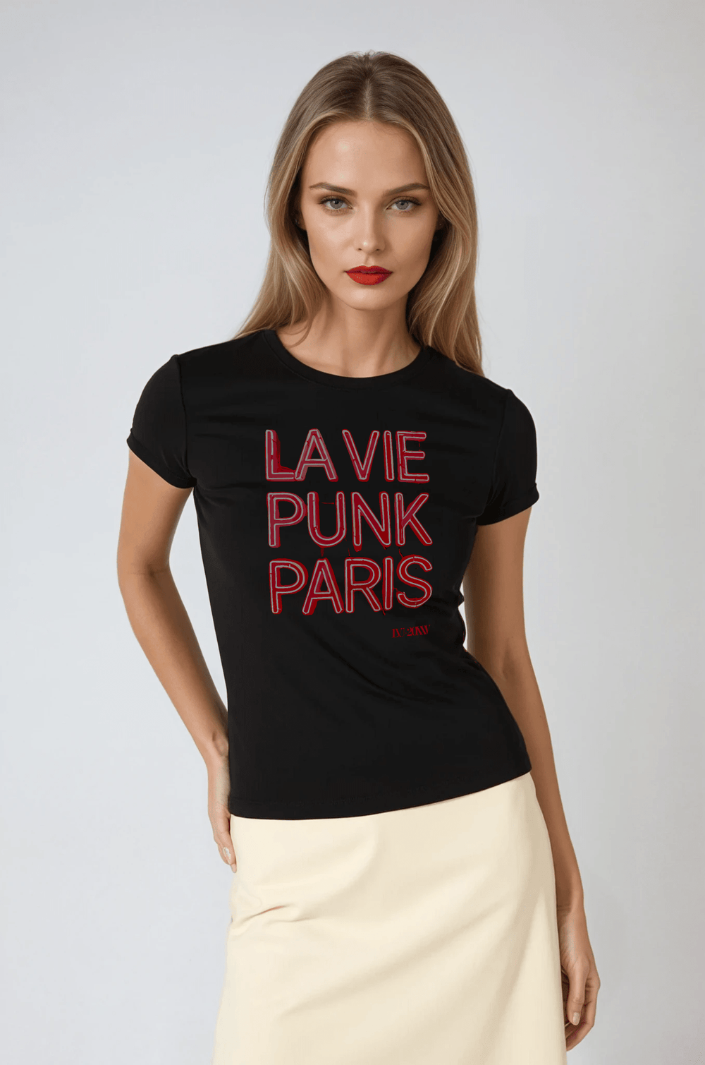 La Vie Lights Up - Allure Jersey Tee - La Vie unfiltered