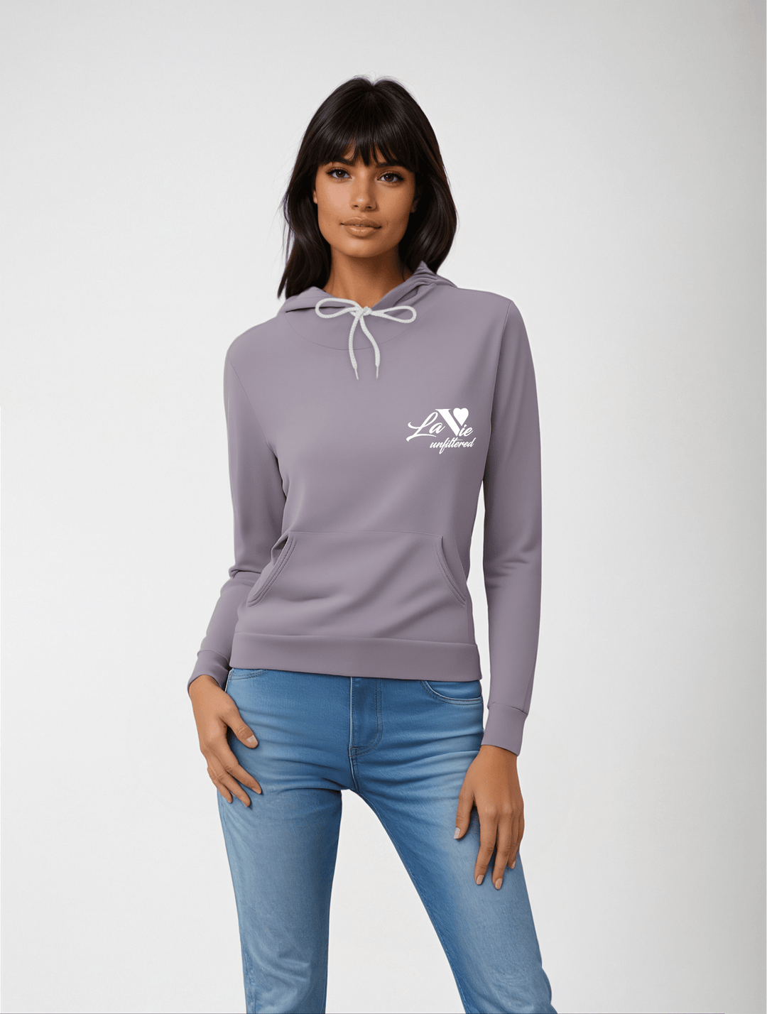 La Vie unfiltered embroidered - The Unfiltered Hoodie - La Vie unfiltered