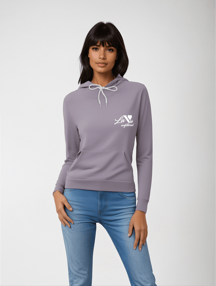 La Vie unfiltered embroidered - The Unfiltered Hoodie - La Vie unfiltered