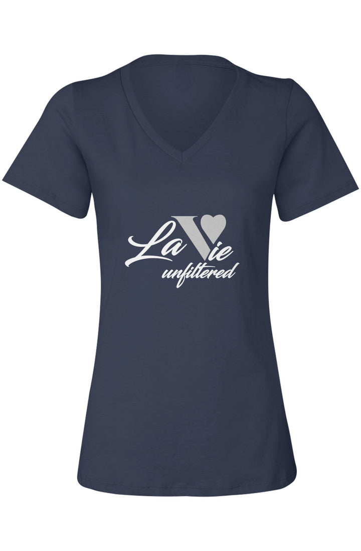 La Vie unfiltered silver - Allure V - Neck Jersey - La Vie unfiltered