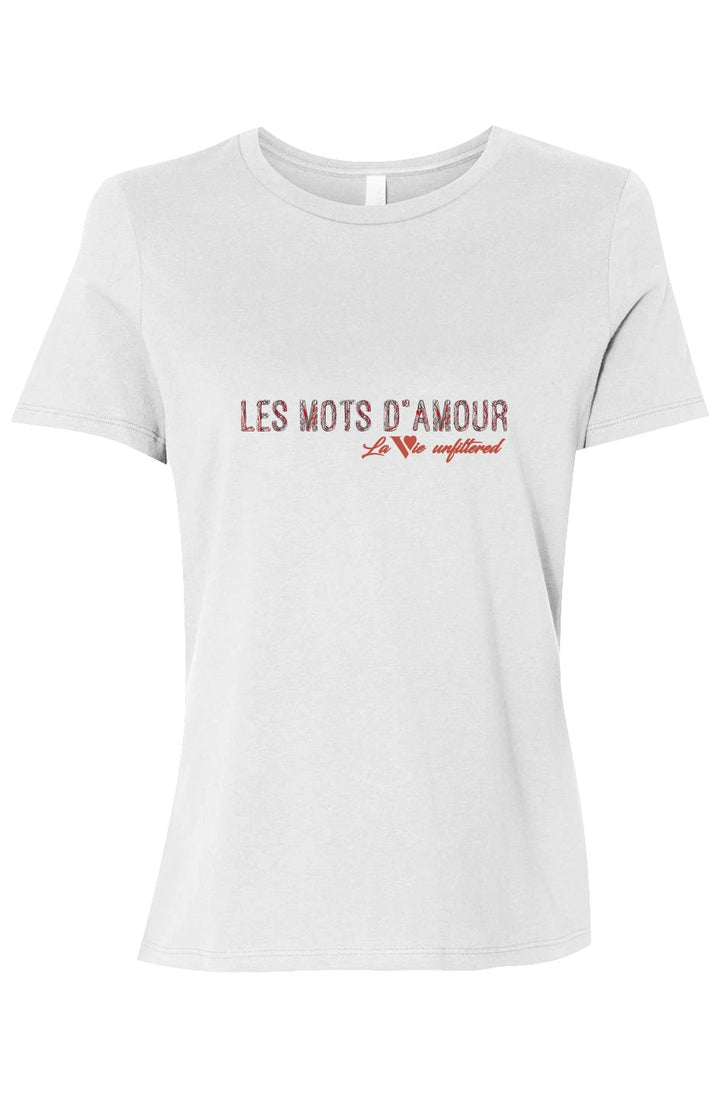 Les mots d'amour - Allure Jersey Tee - La Vie unfiltered