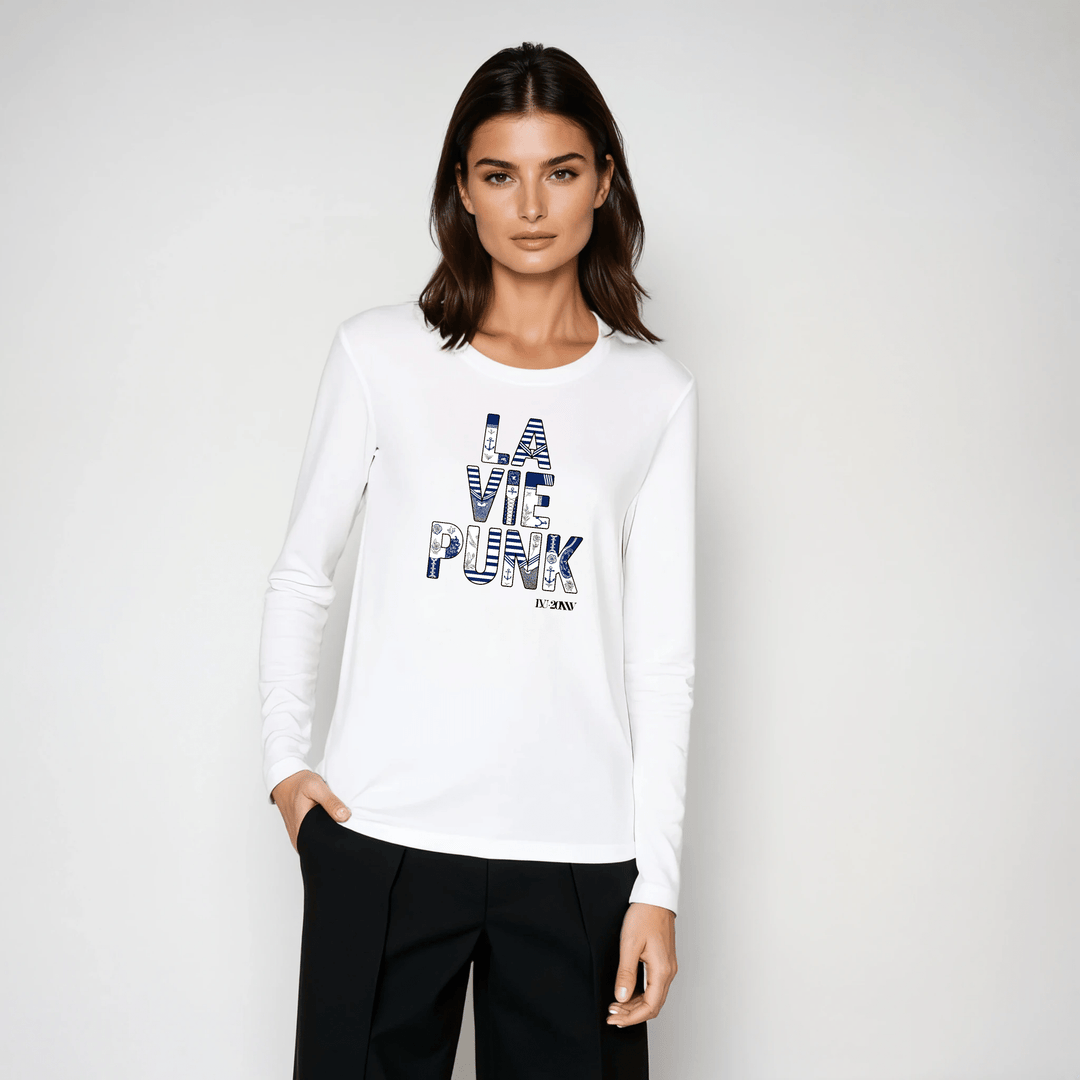 Marinière Punk - Allure Long Sleeve Tee - La Vie unfiltered
