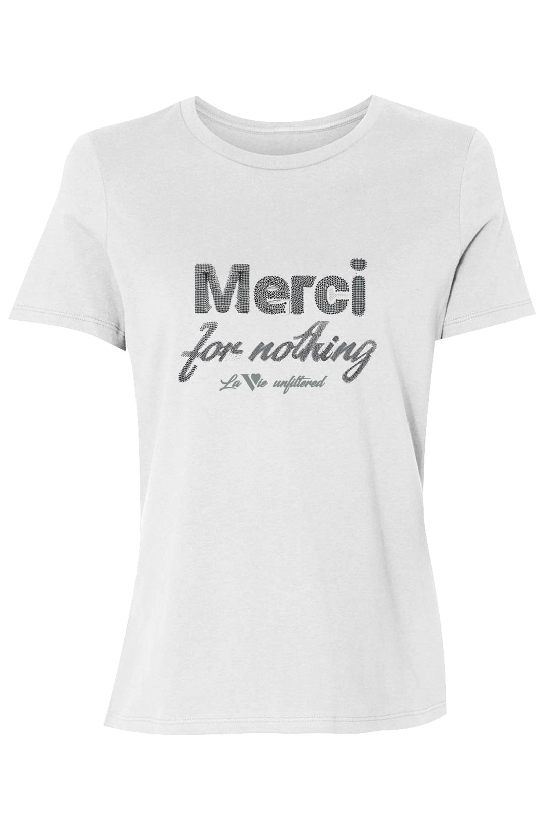 Merci for nothing - Allure Jersey Tee - La Vie unfiltered