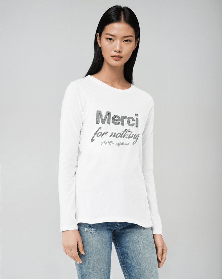 Merci for nothing - Allure Long Sleeve Tee - La Vie unfiltered