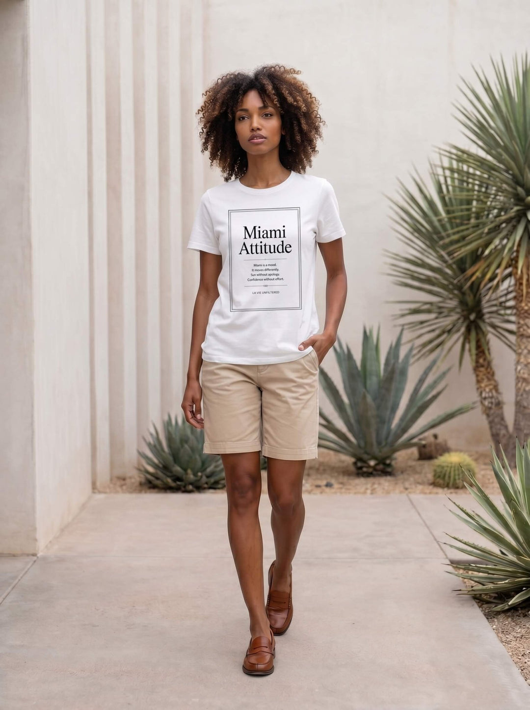 Miami Attitude — Unfiltered Tee - La Vie unfiltered