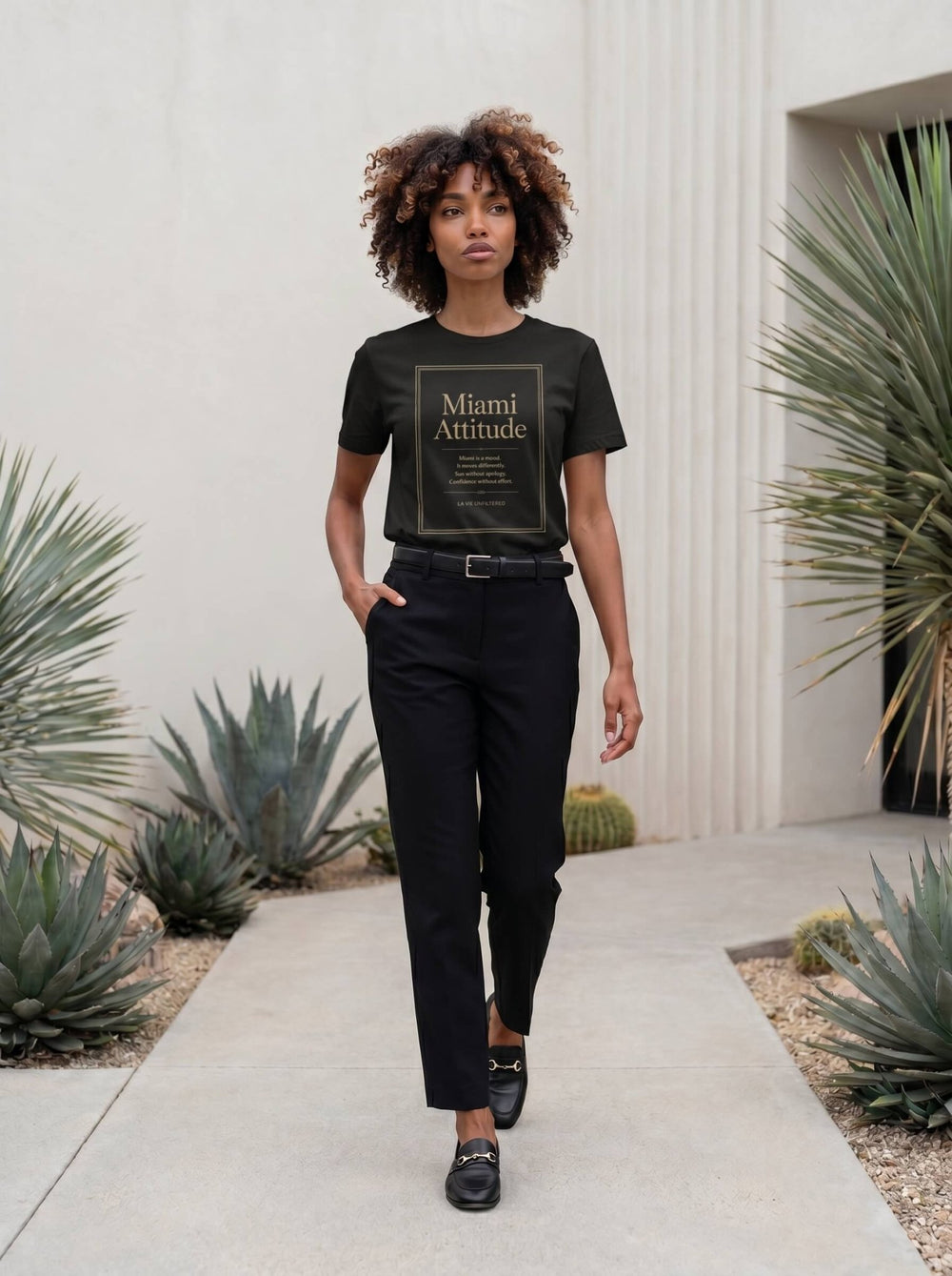 Miami Attitude — Unfiltered Tee - La Vie unfiltered