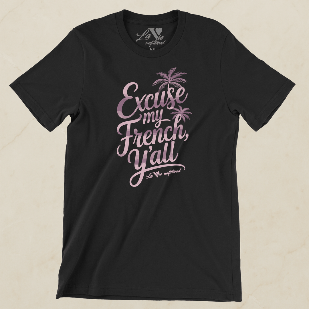 Midnight in Miami, Bonjour Paris - Allure Jersey Tee - La Vie unfiltered