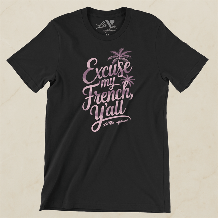 Midnight in Miami, Bonjour Paris - Allure Jersey Tee - La Vie unfiltered