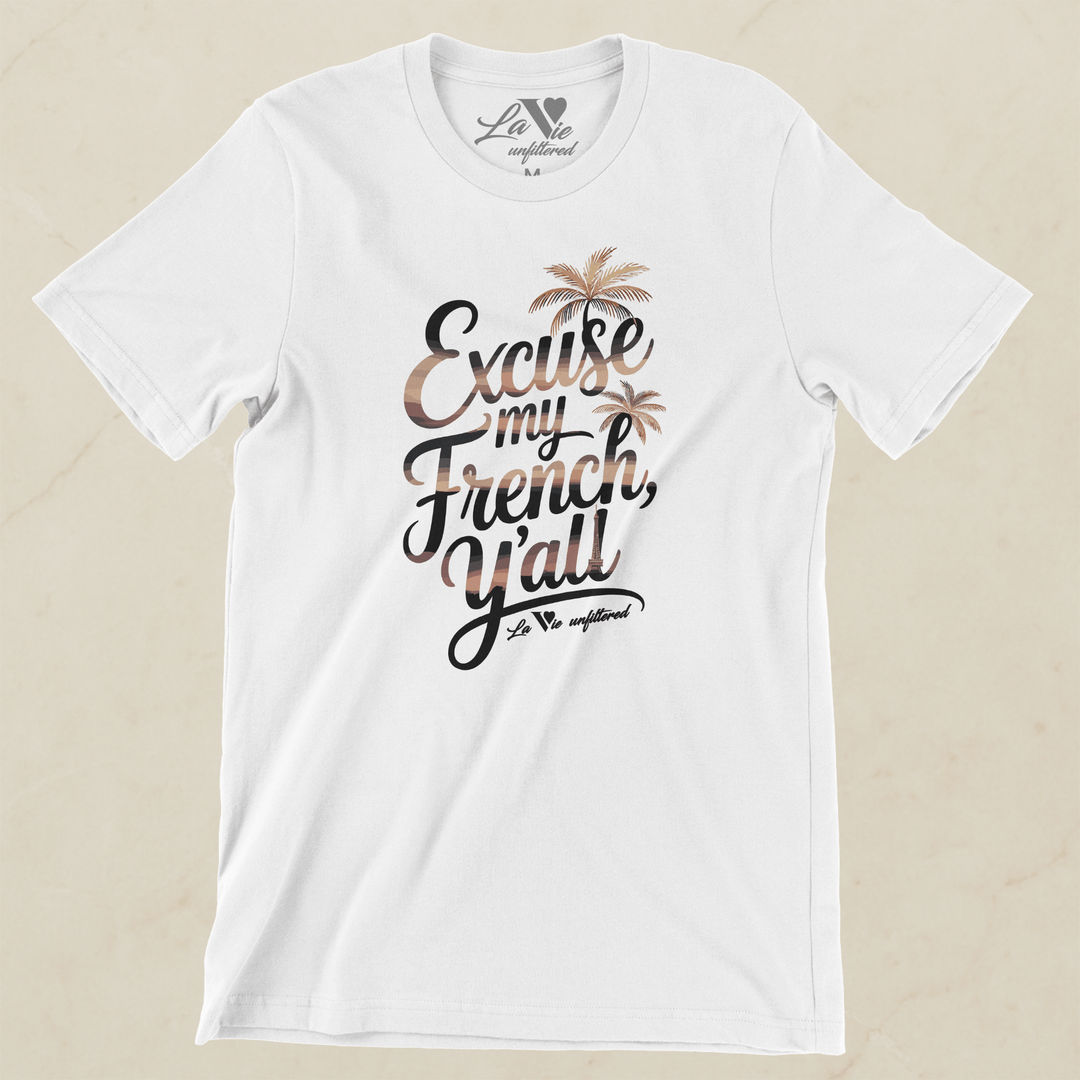 Midnight in Miami, Bonjour Paris - Allure Jersey Tee - La Vie unfiltered