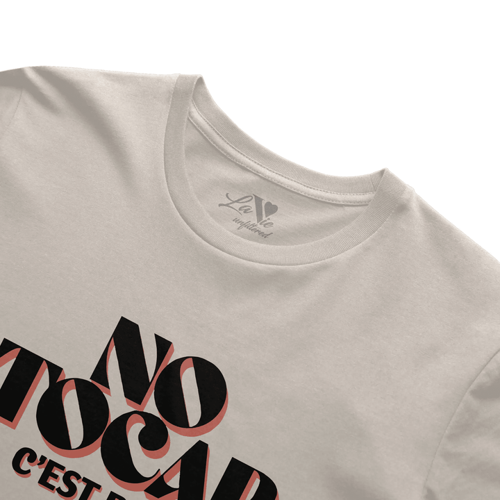 Soft Sand t-shirt with No Tocar. C&