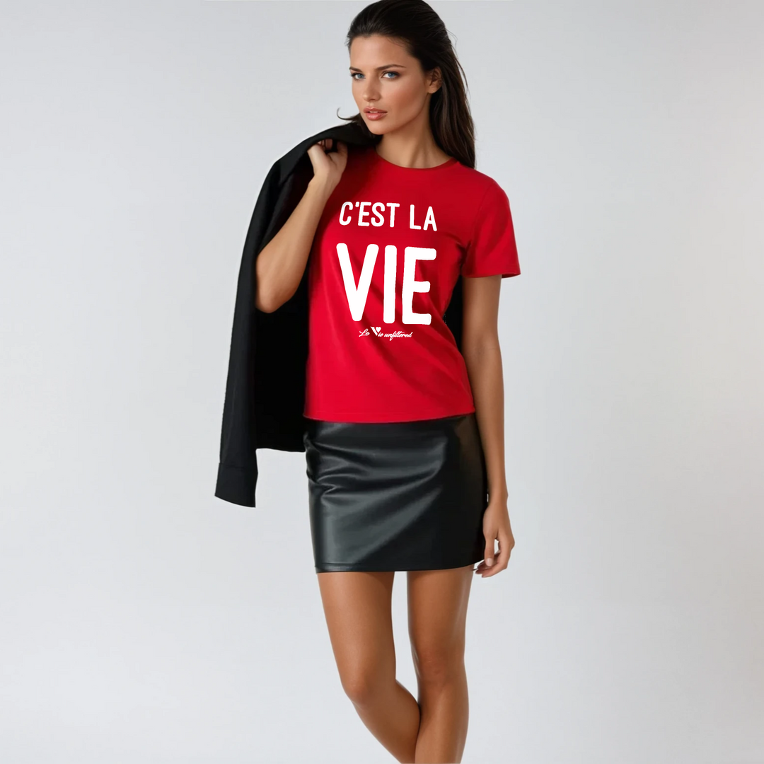 C'est la vie - Allure Jersey Tee - La Vie unfiltered