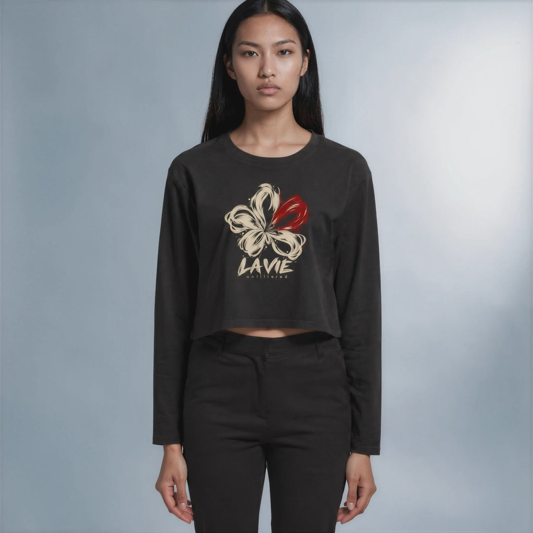 Fleur Sauvage — Maison Cropped Long Sleeve
