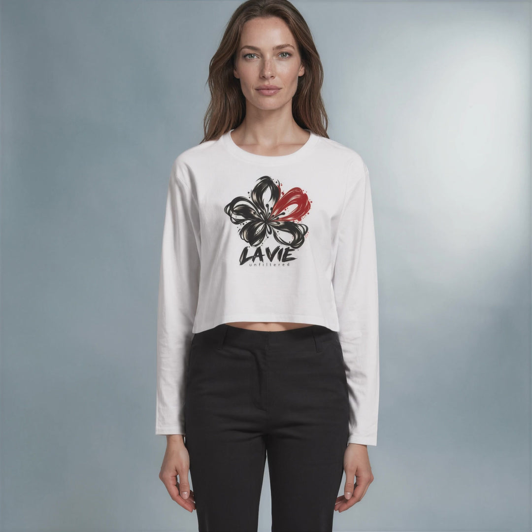 Fleur Sauvage — Maison Cropped Long Sleeve