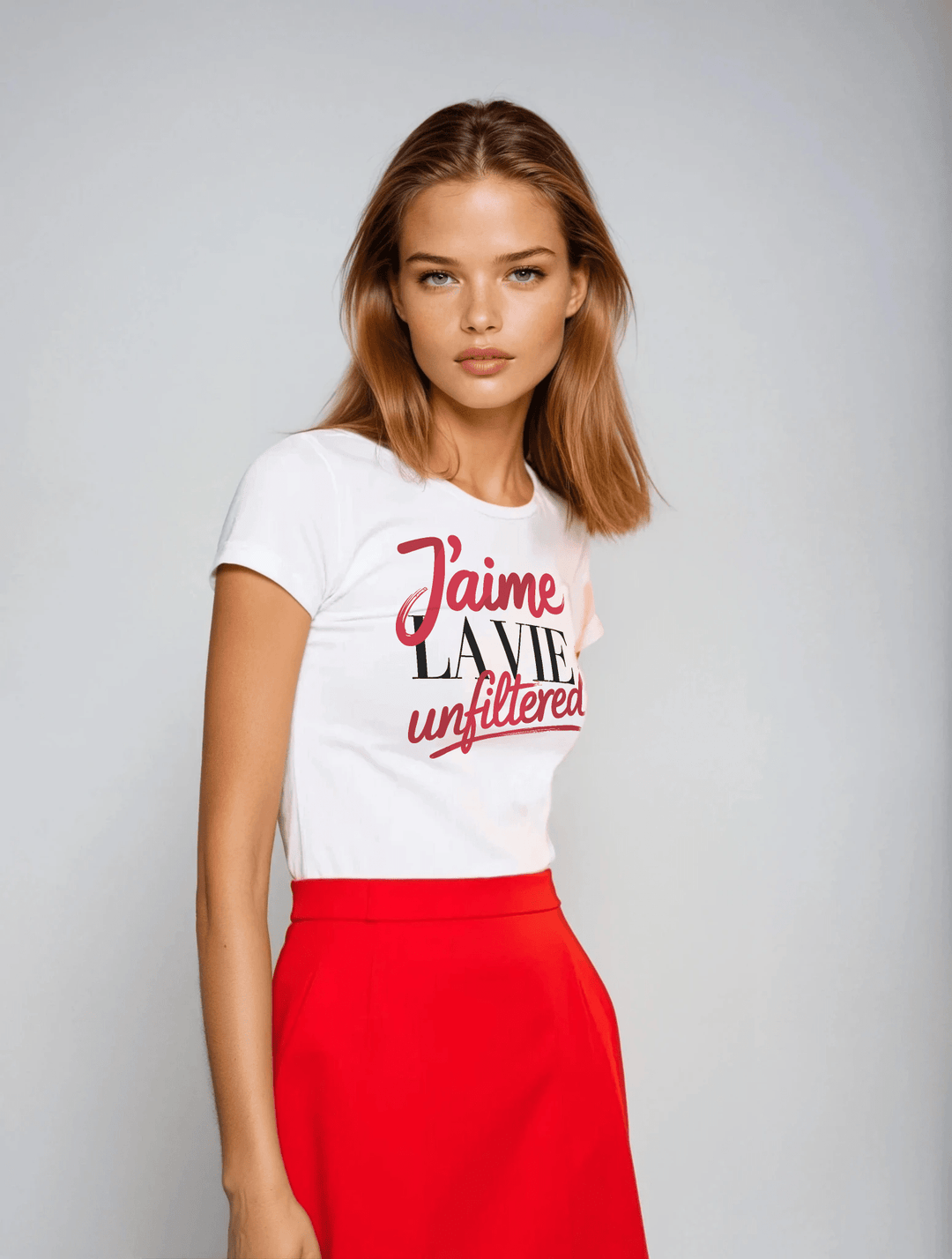 Red Ink Romance - Allure Jersey Tee - La Vie unfiltered