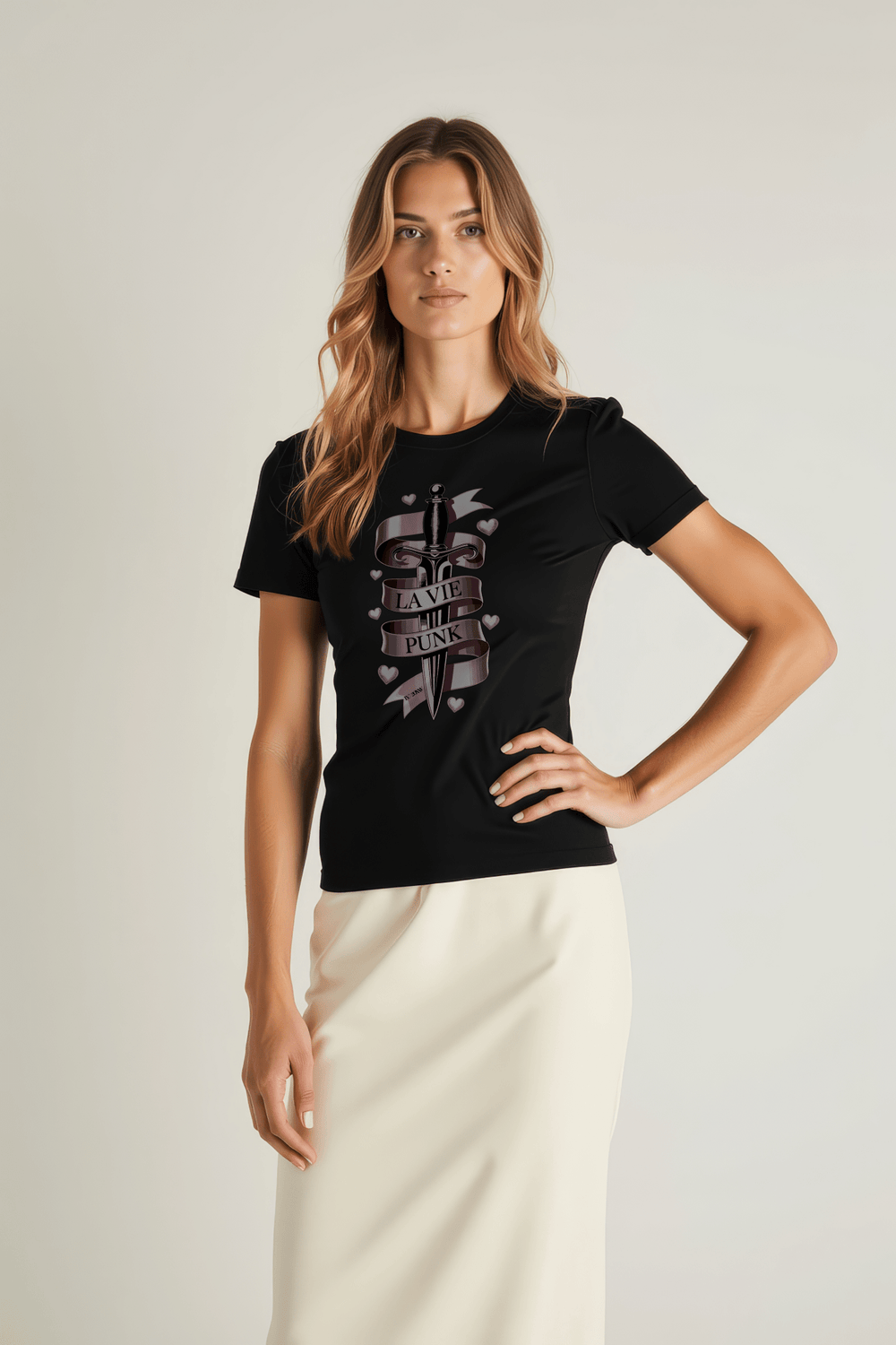 Ribbons & Revenge - Allure Jersey Tee - La Vie unfiltered