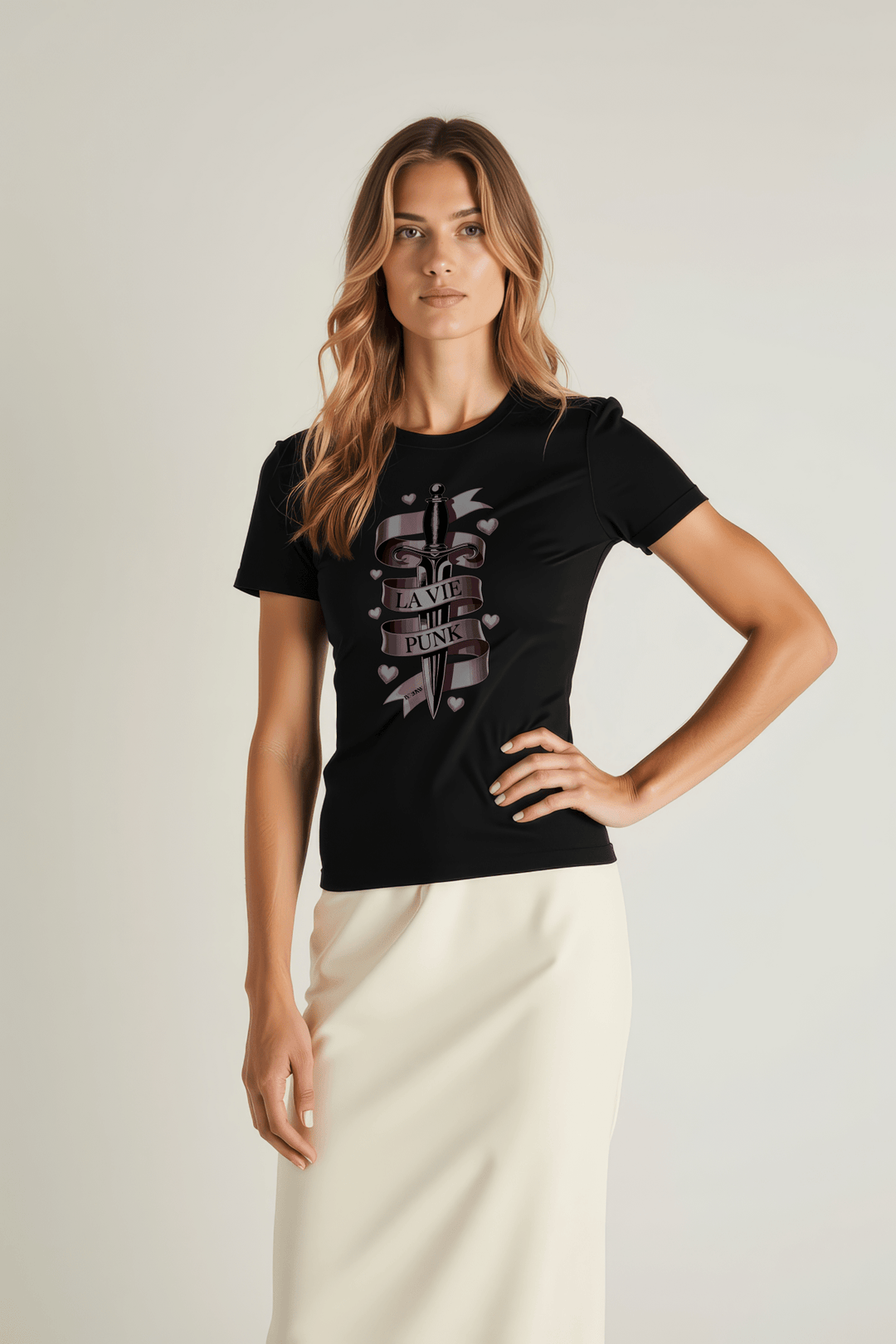 Ribbons & Revenge - Allure Jersey Tee - La Vie unfiltered