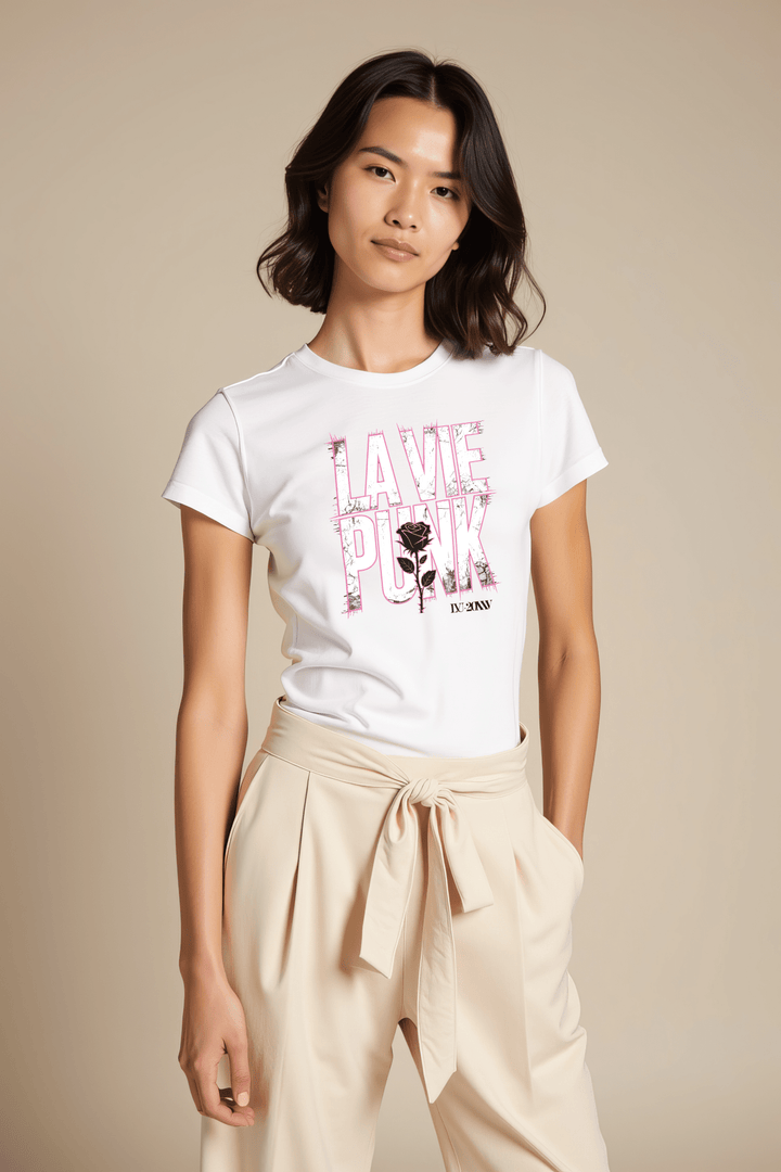 Rose Noire - Allure Jersey Tee - La Vie unfiltered