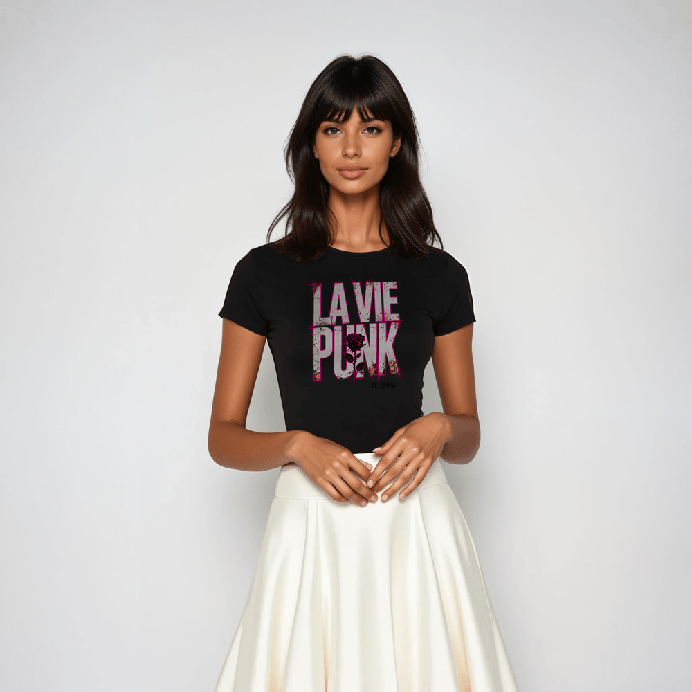 Rose Noire - Allure Jersey Tee - La Vie unfiltered