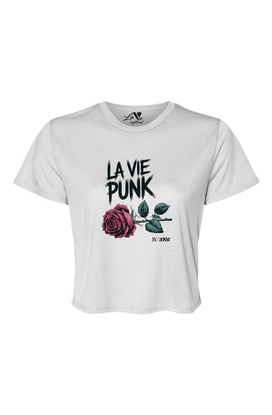 Rouge & Rebellion - Relaxed Fit Cropped Tee - La Vie unfiltered