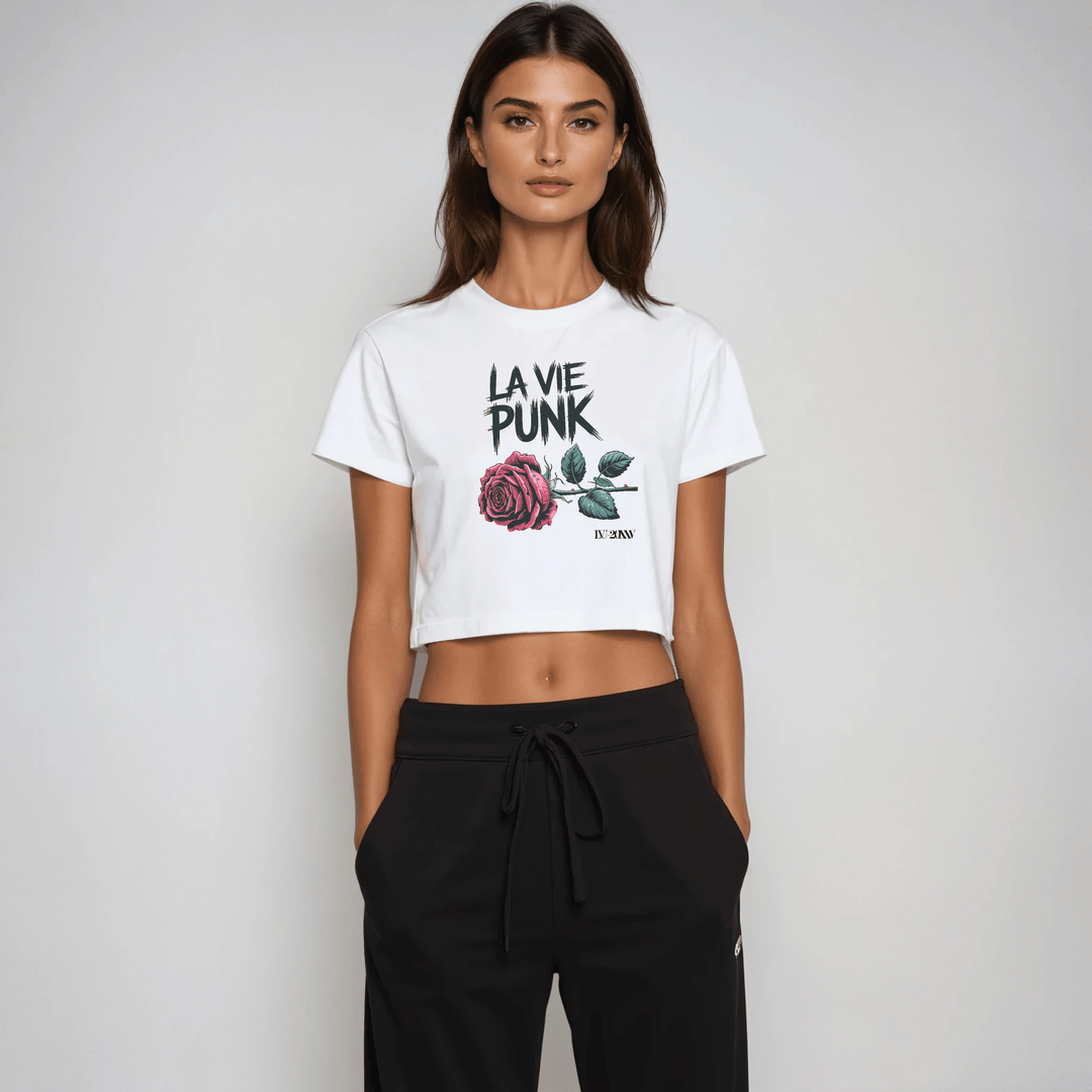 Rouge & Rebellion - Relaxed Fit Cropped Tee - La Vie unfiltered