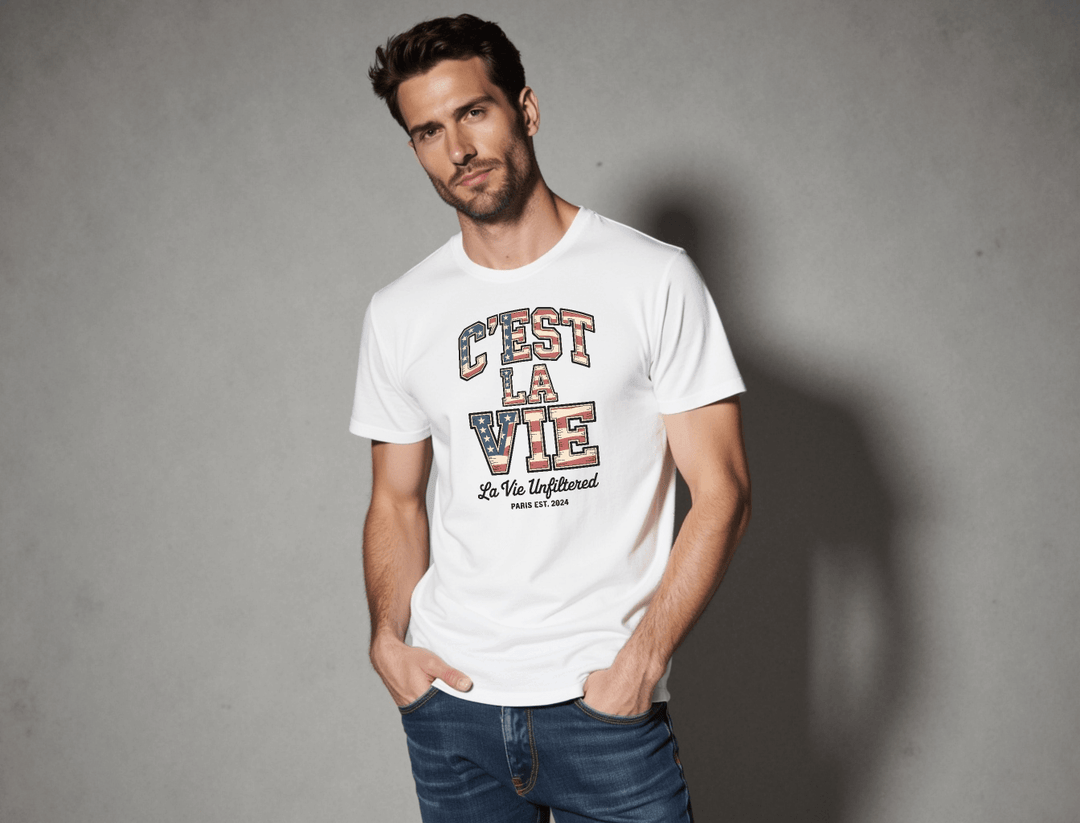 Stars, Stripes & C’est La Vie - Unfiltered Iconic Crew - La Vie unfiltered