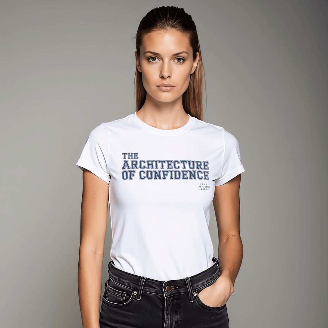 The Architecture of Confidence - The Unfiltered Tee - La Vie unfiltered