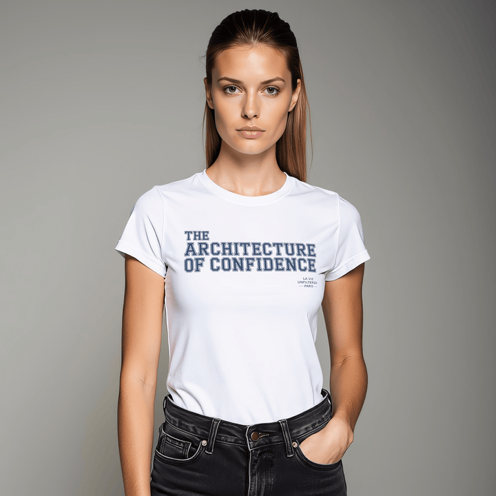 The Architecture of Confidence - The Unfiltered Tee - La Vie unfiltered