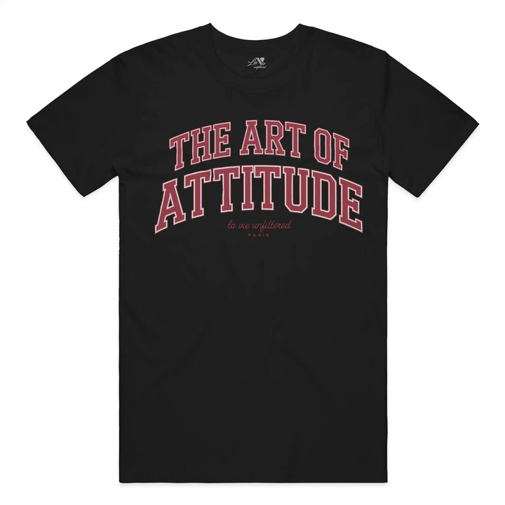 The Art Of Attitude Rouge - The Unfiltered Tee - La Vie unfiltered