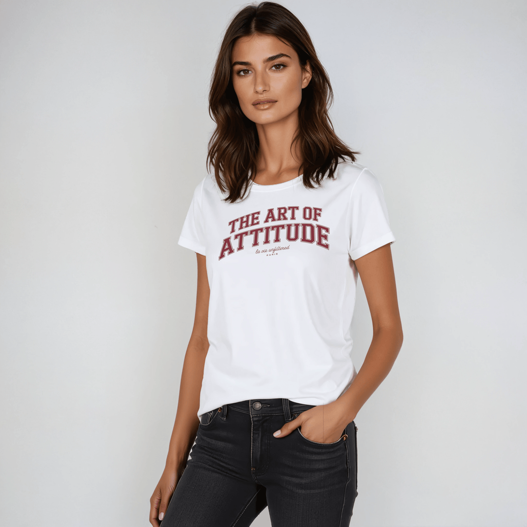 The Art Of Attitude Rouge - The Unfiltered Tee - La Vie unfiltered
