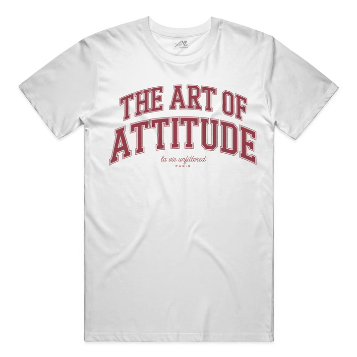The Art Of Attitude Rouge - The Unfiltered Tee - La Vie unfiltered